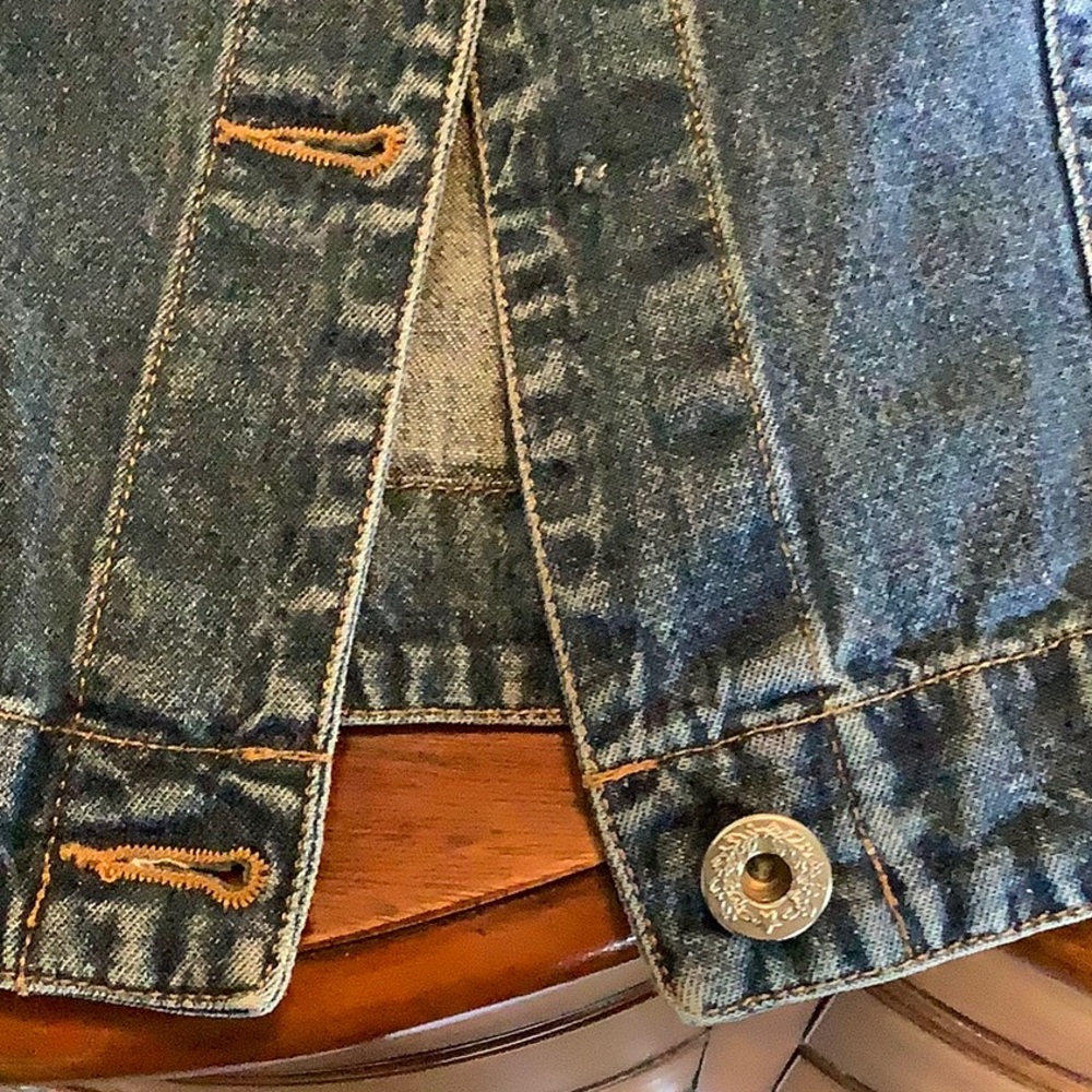 Cathy Daniels Blue Jean Jacket Classic Denim Style - Picture 7 of 7